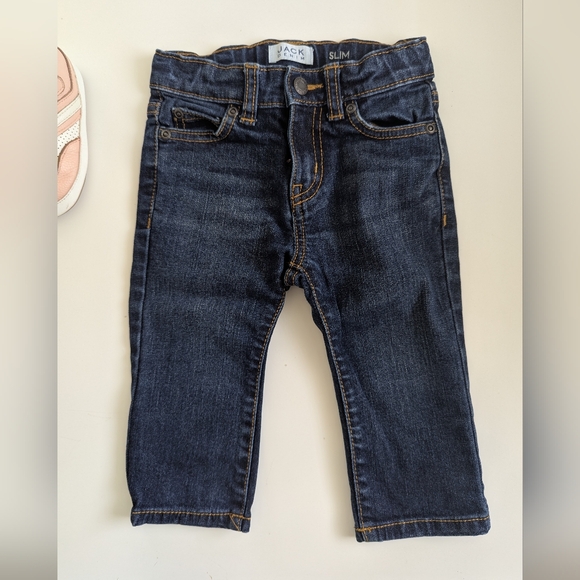 Janie And Jack Super Cute Dark Blue Jeans - Picture 1 of 3